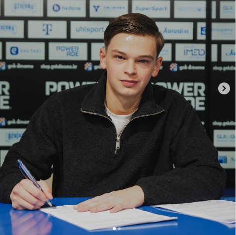 ДИНАМО ЗАГРЕБ ГО ВРЗА СО ДОГОВОР МАКЕДОНСКИОТ ФУДБАЛСКИ ТАЛЕНТ