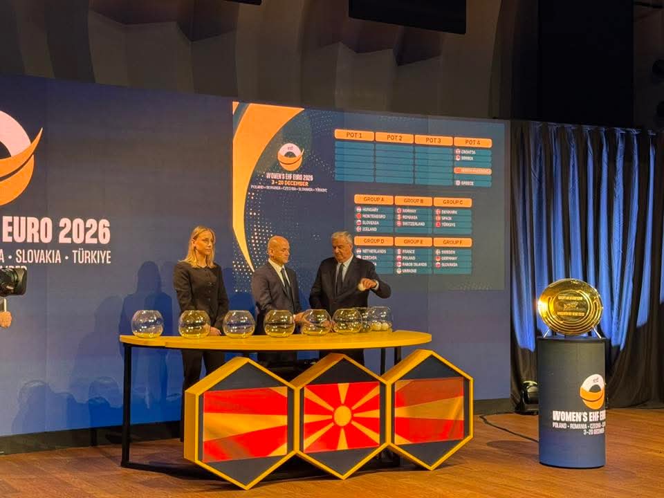 МАКЕДОНИЈА ГИ ДОЗНА ПРОТИВНИЦИТЕ НА ЕВРОПСКОТО ПРВЕНСТВО – ЌЕ ИГРАМЕ ВО РОМАНИЈА